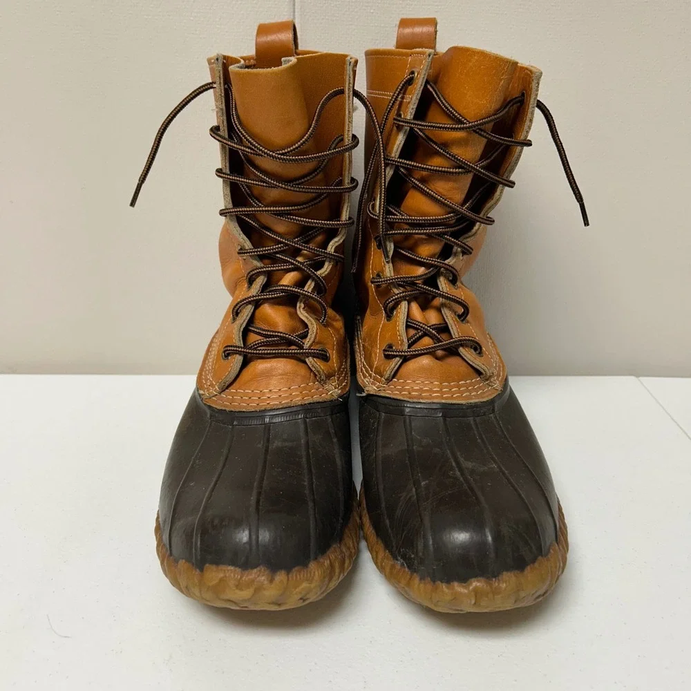Vintage L.L. Bean Boots Mens 10 Tan Brown 10